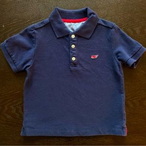 VINEYARD VINES Shirt - Short Sleeve Navy Blue Polo Boys 2T Toddler Kids
